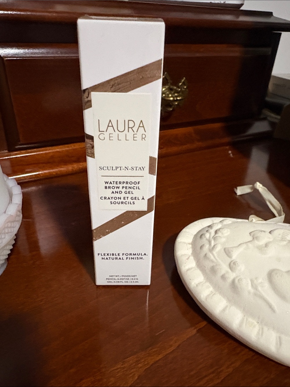Laura Geller Waterproof Brow Pencil & Gel – Taupe Brown Packaging